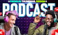 design professional podcast youtube thumbnail