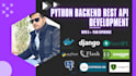 django, python, react js websites as a full stack developer