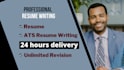 write resume professionally and make creative cv design