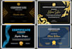 make and design professional certificates