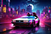 create synthwave or retrowave style art for any project using ai