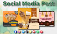 create amazing social media posts designs and advertisements