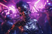 create cyberpunk style character art for any project with ai