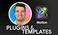 create or edit apple motion plugins and templates