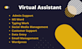 do online virtual admin, VA tasks, admin assistant