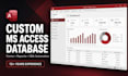 develop a complete ms access system for your business