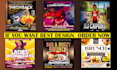 exceptional church flyer or event flyer design