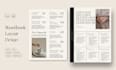 design your aesthetic workbook, ebook, slide deck layout