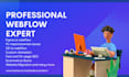 be your webflow expert, design figma to webflow, ecommerce webflow website