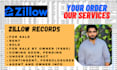scrape zillow records with all information