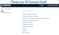 change your company details with hmrc