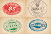 create 3 rubber stamps