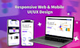 be your figma website ui ux design or web app design
