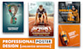 design professional posters,  flyers and brochures