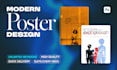 create modern poster design