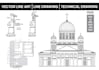 illustrate your vector line art line drawing technical