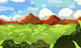 make pixel art landscape animation