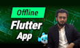 develop flutter offline app