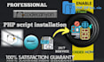 install and setup any codecanyon PHP script for any website