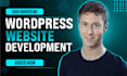 develop modern wordpress website design for your business