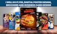 do flyer or digital poster design within 24h