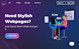 develop front end webpages using bootstrap