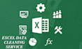 clean, format and merge excel or CSV data