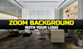 design a custom zoom virtual background with your logo