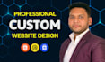create a professional responsive website design