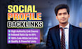create 200 high quality SEO profile backlinks pr9