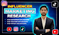 research and find best instagram, youtube, tiktok influencer email lists