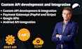 develop and integrate XML json rest and soap API and fixing