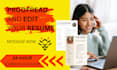 proofread and edit your resumes quick and efficiently