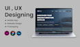 do modern UI UX design for creative website and mobile apps