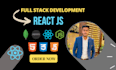 be your web application developer using react js