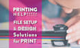 prep and edit your file for printing
