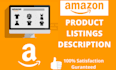 write captivating production descriptions and buying guides