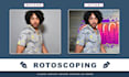 very clean professional rotoscoping