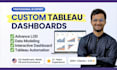 create custom tableau dashboard and data visualization