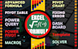 create excel formulas, fix errors, power query, pivot table, macros