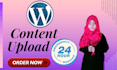 upload content to your wordpress website