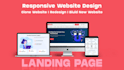 design elementor landing page or wordpress site
