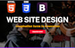 build website using html5 , css and boutstrap