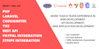 develop php laravel website