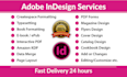 do any adobe indesign project