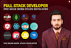be your mean, mern stack, nodejs, restapi,nest,angular,react, nextjs developer