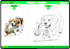 draw black and white, line art vector of your picture
