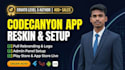 setup, reskin and customize your codecanyon mobile app