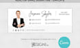 design a clickable HTML email signature business email