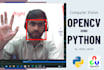 do computer vision projects with opencv python